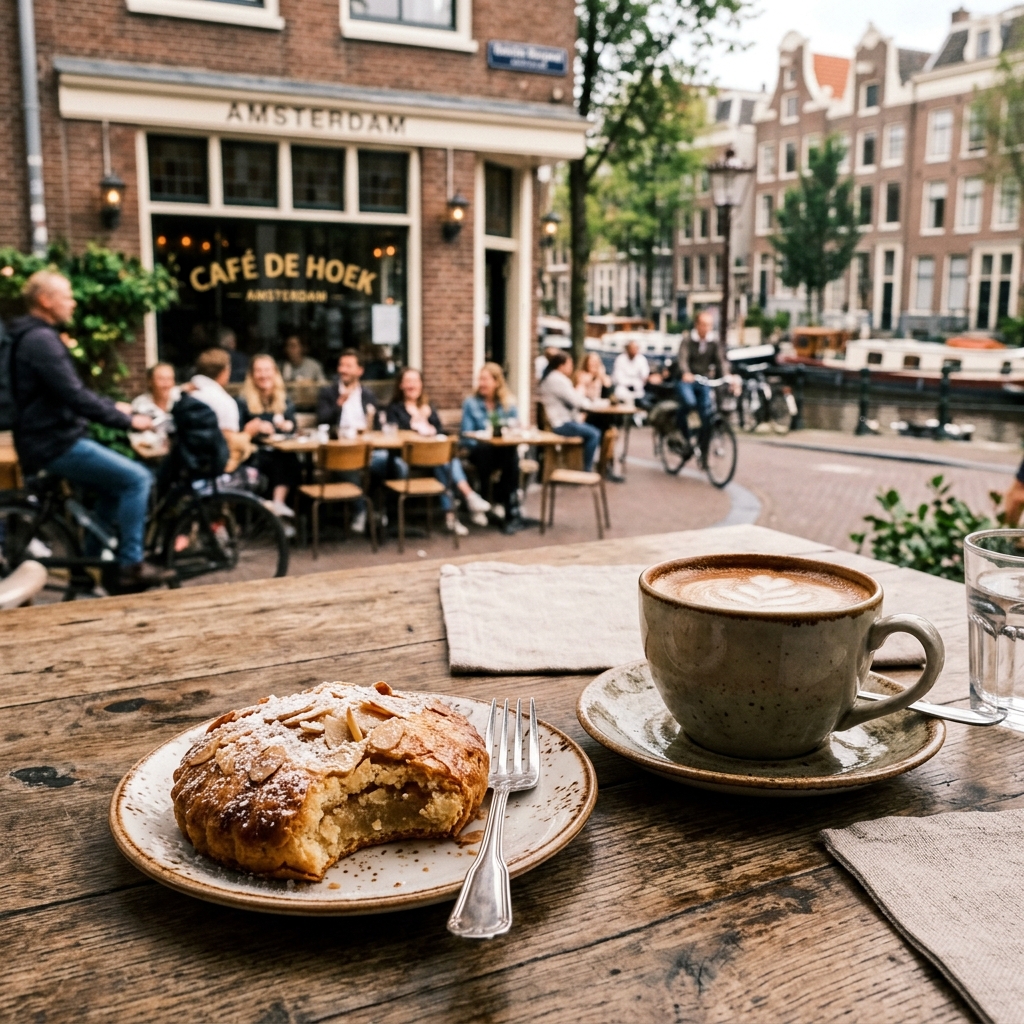 Amsterdam cafe table